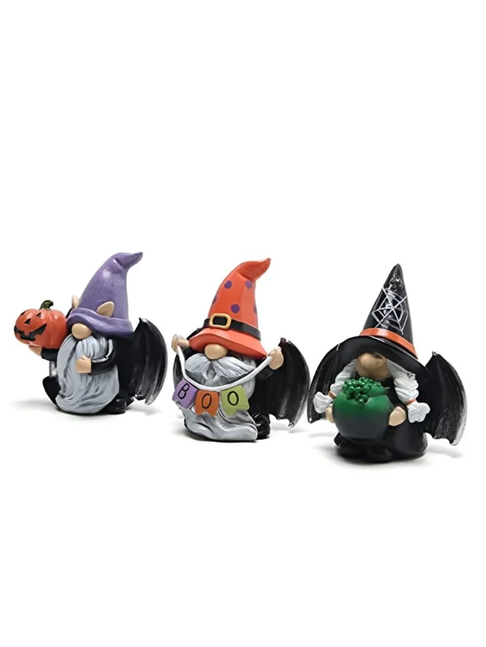 3pcs Halloween Gnomes Decoration, Gnome Figurines Decor Indoor